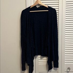 Articles Of Society Dark Blue Open Cardigan